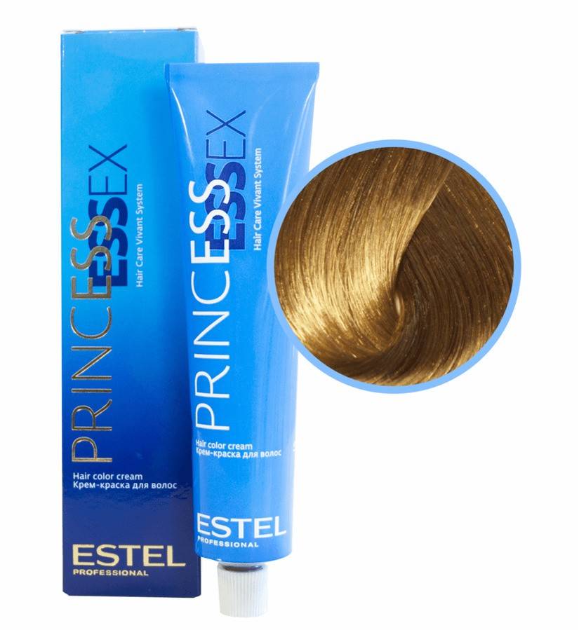 Estel De Luxe Silver 9/7 Блондин коричневый Крем-краска для седых волос 60 мл.