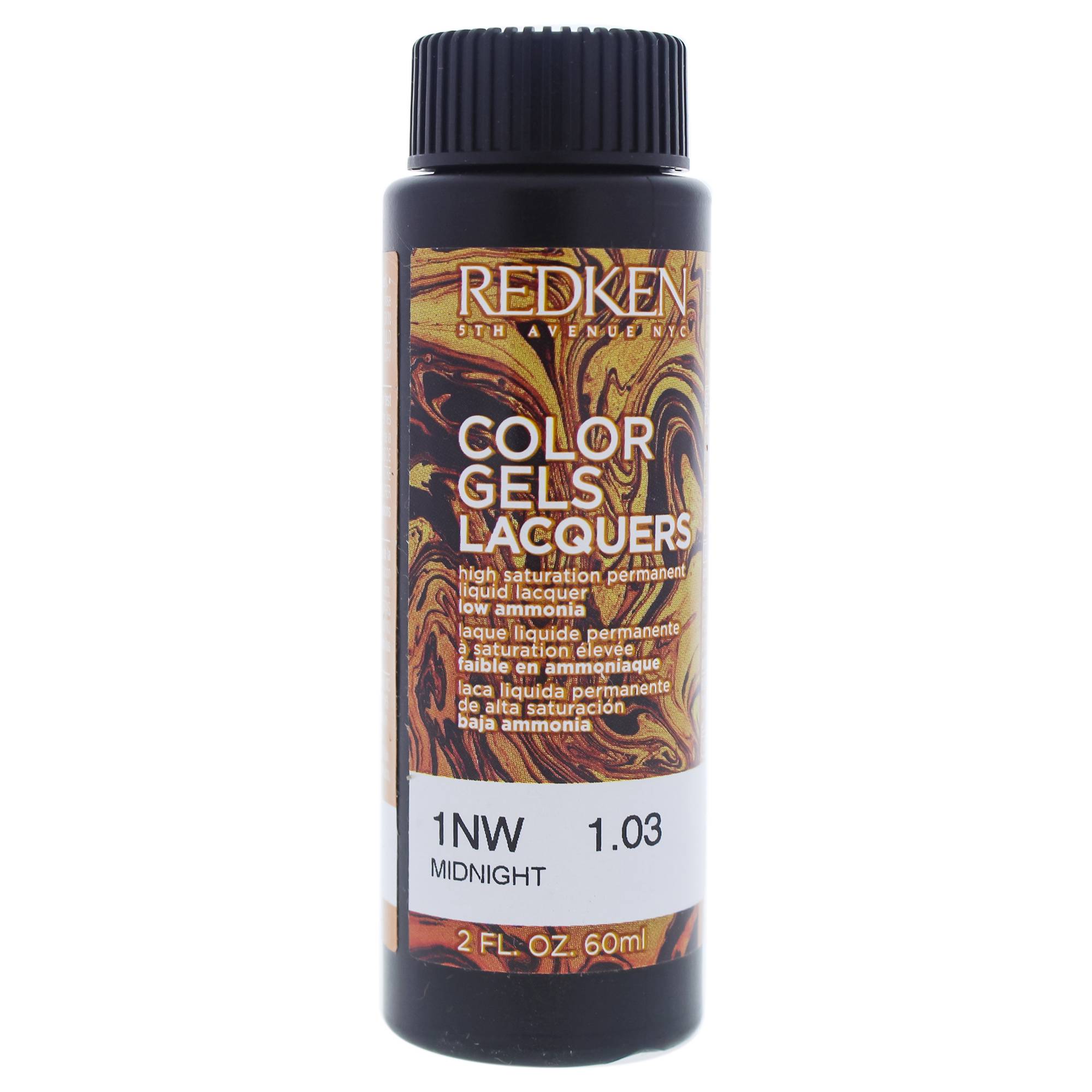 Redken Color Gels Lacquers 1NW Midnight - Полночь 60 мл.