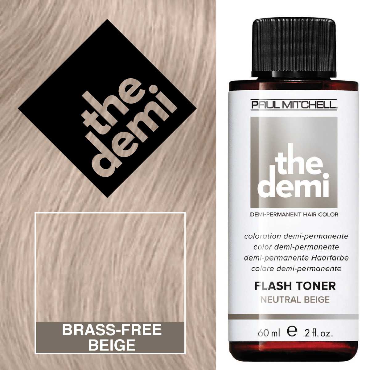 ✨ Paul Mitchell The Demi Flash Toner Neutral Beige - Полироль бежевый 60 мл  (арт.32888) ➤ Купить в Москве по цене 1 469₽ - elitekosmetika.ru