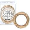 Invisibobble SLIM Bronze Me Pretty - утонченная резинка для волос бронзовый (3 шт.)