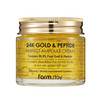FarmStay 24K Gold and Peptide Perfect Ampoule Cream - Ампульный крем с золотом и пептидами 80 мл, Объём: 80 мл