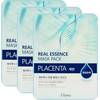 JLuna Real Essence Mask Pack Placenta - Тканевая маска с плацентой, 3 шт