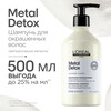Loreal Metal Detox Shampoo - Шампунь для восстановления окрашенных волос 500 мл, Объём: 500 мл