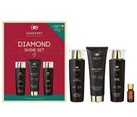 Greymy Diamond Shine Set-набор для безупречной красоты волос., Набор: 4 поз, Объём: 610мл