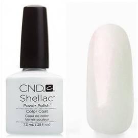 CND Shellac № 28 Moonlight Roses - белый перламутровый с розовым отливом