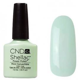 CND Shellac № 043S Mint Convertible - светло зеленый, плотный, эмалевый