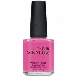 CND Vinylux 121 Hot Pop Pink - Цвет фуксии, плотный, без перламутра