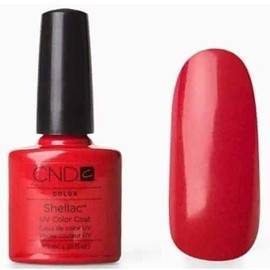 CND Shellac № 8 Wildfire - Классический красный, матовый, плотный