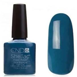 CND Shellac № 953 Blue Rapture - темно голубой, плотный, эмалевый