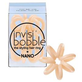 Invisibobble NANO To Be or Nude to Be - мини-резинка для волос бежевая (3 шт.)