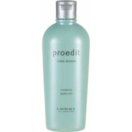 Lebel Proedit Soft Fit Shampoo - Увлажняющий шампунь для жестких и непослушных волос 300 мл, Объём: 300 мл