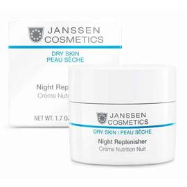 Janssen Cosmetics Dry Skin Night Replenisher - Питательный ночной регенерирующий крем 50 мл, Объём: 50 мл
