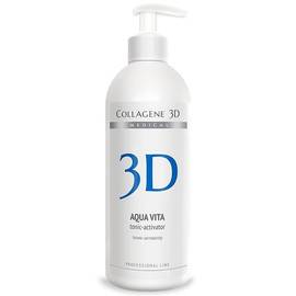 Medical Collagene 3D AQUA VITA - Тоник-активатор для всех типов кожи 500 мл, Объём: 500 мл