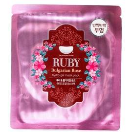 KOELF Ruby Bulgarian Rose Hydro Gel Mask Pack - Гидрогелевая маска "Рубин и масло розы" 1 шт., Упаковка: 1 шт.