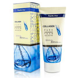 FarmStay Collagene Pure Cleansing Foam - Пенка очищающая с коллагеном 180 мл, Объём: 180 мл