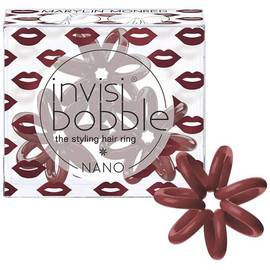 Invisibobble NANO Marilyn Monred - мини-резинка для волос утонченный красный (3 шт.)