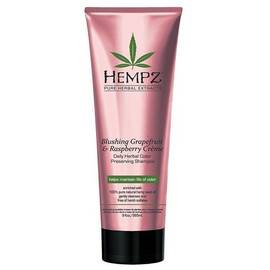 Hempz Daily Herbal Moisturizing Pomegranate Shampoo - Шампунь растительный Гранат легкой степени увлажнения 265 мл, Объём: 265 мл