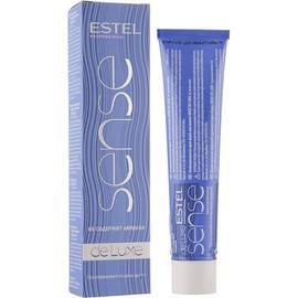 Estel Professional De Luxe Sense - Крем-краска для волос без аммиака 1/0 черный 60 мл 60 мл, Объём: 60 мл