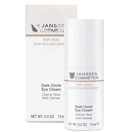 Janssen Cosmetics Fair Skin Dark Circle Eye Cream - Универсальный увлажняющий крем  для глаз от темных кругов, отеков и морщин 15 мл, Объём: 15 мл