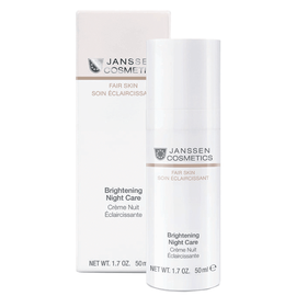 Janssen Cosmetics Fair Skin Brightening Night Care - Осветляющий ночной крем 50 мл, Объём: 50 мл
