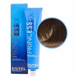 Estel Professional Essex - Стойкая краска для волос 6/00 темно-русый для седины 60 мл