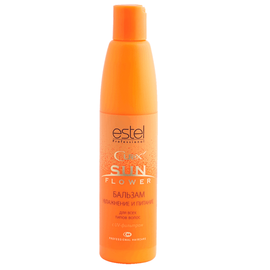 Estel Professional Curex Sun Flower - Бальзам увлажнение и питание с uv-фильтром для всех типов волос 250 мл, Объём: 250 мл