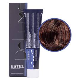 Estel Professional De Luxe - Краска-уход 6/65 темно-русый фиолетово-красный 60 мл