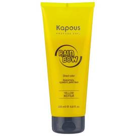 Kapous Professional Rainbow Yellow - Краситель прямого действия для волос "Желтый" 200 мл, Объём: 200 мл