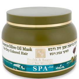 Health Beauty - Маска с добавлением оливкового масла и меда для крашеных и сухих волос 250 мл, Объём: 250 мл