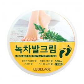 Lebelage Green Tea Foot Cream - Крем для ног с экстрактом зеленого чая 300 мл, Объём: 300 мл