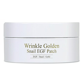 The Skin House Wrinkle Golden Snail EGF Patch - Гидрогелевые патчи с EGF, золотом и муцином улитки 60 шт, Объём: 60 шт