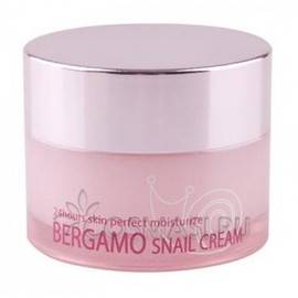 Bergamo Snail Cream - Крем с муцином улитки 50 гр, Объём: 50 гр
