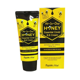 FarmStay All-In-One Honey Essential Cover B.B Cream SPF 30/PA++ - ВВ крем с экстрактом меда SPF 30/PA++ 50 гр, Объём: 50 гр