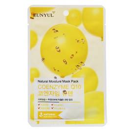 EUNYUL Natural Moisture Mask Pack Coenzyme Q10 - Маска тканевая с коэнзимом Q10 22 мл, Объём: 22 мл