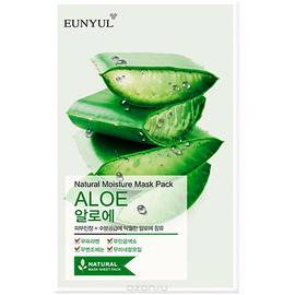 EUNYUL Natural Moisture Mask Pack Aloe - Маска тканевая с экстрактом алоэ 22 мл, Объём: 22 мл