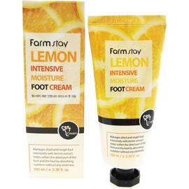 FarmStay Lemon Intensive Moisture Foot Cream - Крем для ног увлажняющий с экстрактом лимона 100 мл, Объём: 100 мл