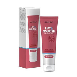CONSLY Peptides Cleansing Foam “Lift Nourish” - Пенка для умывания укрепляющая с пептидами 120 мл, Объём: 120 мл