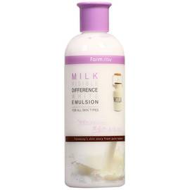 FarmStay Milk Visible Difference White Emulsion - Эмульсия с экстрактом молока выравнивающая тон кожи 350 мл, Объём: 350 мл