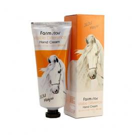 FarmStay Visible Difference Foot Cream Jeju Mayu - Крем для ног с лошадиным маслом 100 гр, Объём: 100 гр