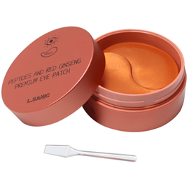 L.SANIC Peptides Аnd Red Ginseng Premium Eye Patch - Гидрогелевые патчи для области вокруг глаз с пептидами и экстрактом красного женьшеня 60 шт, Объём: 60 шт