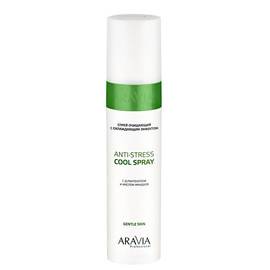ARAVIA Anti-Stress Cool Spray - Спрей очищающий с охлаждающим эффектом с Д-пантенолом 250 мл, Объём: 250 мл
