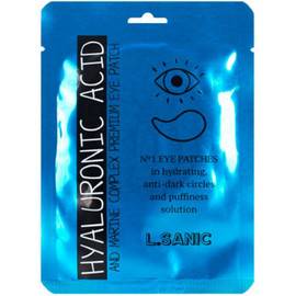 L.SANIC Hyaluronic Acid And Marine Complex Premium Eye Patch (Single) - Гидрогелевые патчи для области вокруг глаз с гиалуроновой кислотой и экстрактом водорослей 2 шт, Объём: 2 шт