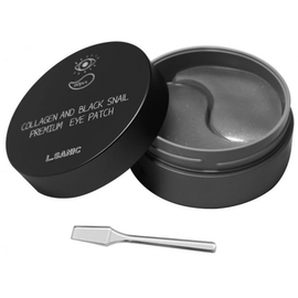 L.SANIC Collagen Аnd Black Snail Premium Eye Patch - Гидрогелевые патчи для области вокруг глаз с коллагеном и муцином черной улитки 60 шт, Объём: 60 шт