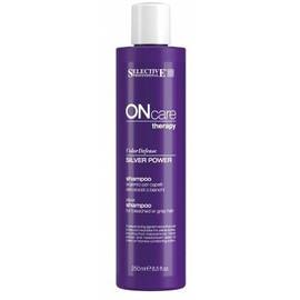 Selective Oncare Color Defense Silver Power Shampoo - Серебряный шампунь для обесцвеченных или седых волос 250 мл, Объём: 250 мл