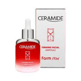 FarmStay Ceramide Firming Facial Ampoule - Укрепляющая ампульная сыворотка для лица с керамидами 35 мл, Объём: 35 мл
