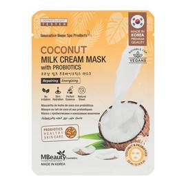 MBeauty Coconut Milk Cream Mask With Probiotics - Маска тканевая с кокосовым молочком и пробиотиками 22 мл, Объём: 22 мл