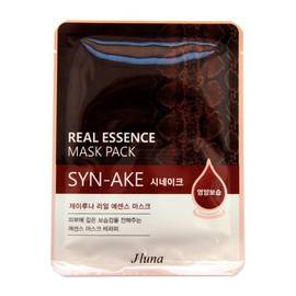 JUNO JLuna Real Essence Mask Pack Syn-Ake - Тканевая маска с пептидом Syn-Ake 25 мл, Объём: 25 мл