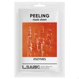 L.SANIC Enzymes Peeling Mask Sheet - Обновляющая тканевая маска с энзимами 25 мл, Объём: 25 мл
