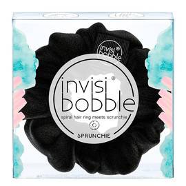 Invisibobble SPRUNCHIE True Black - бархатная резинка для волос черный (1 шт.)