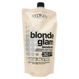 Redken Blonde Glam Cream Developer 30Vol - Оксид проявитель для обесцвечивающих паст 9% 1000 мл